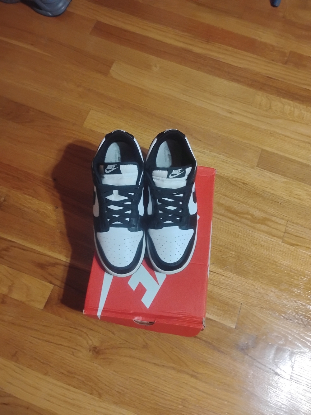 Nike Men’s White and Black Low-Top Sneakers